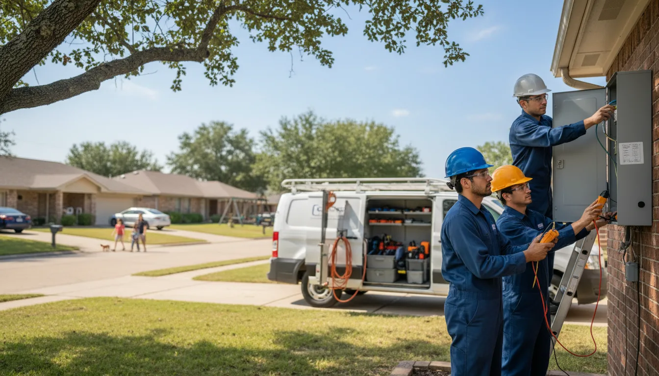 Certified electrician providing emergency electrical services in Forest Hill, MD